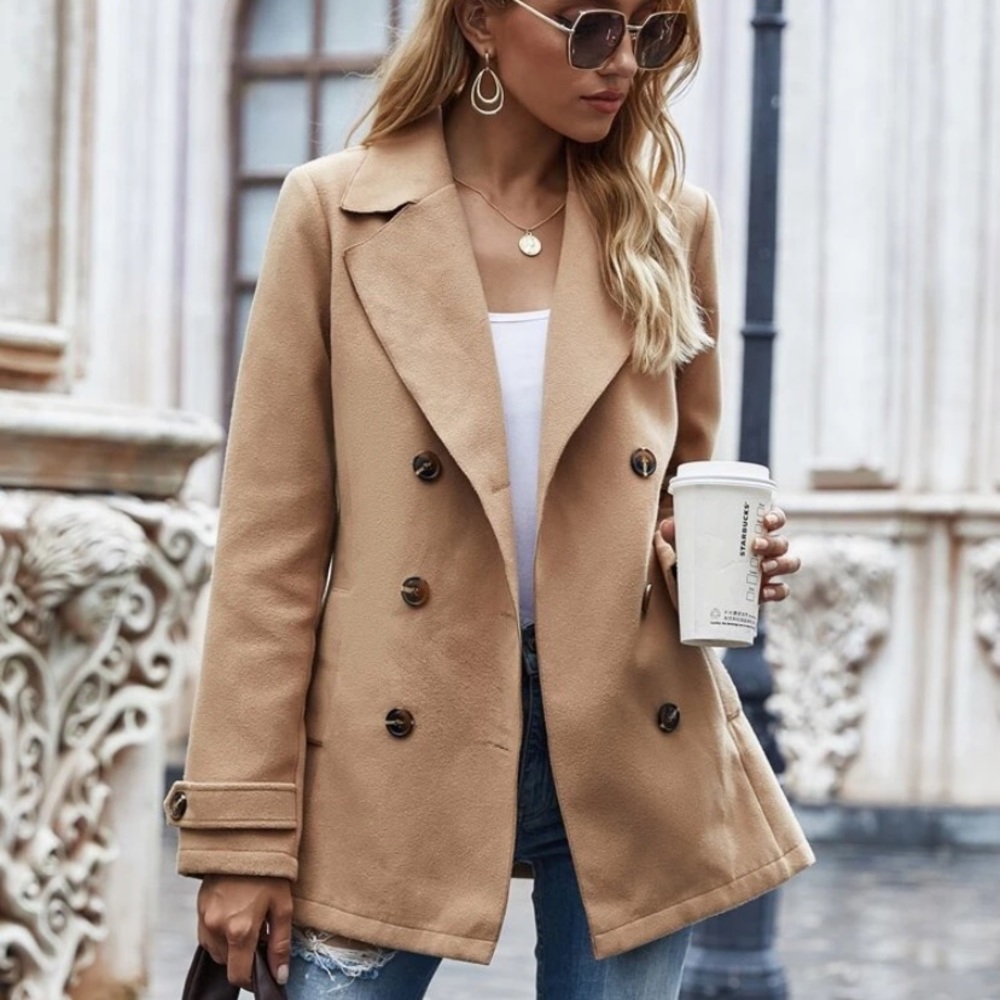 Shein Camel Coat